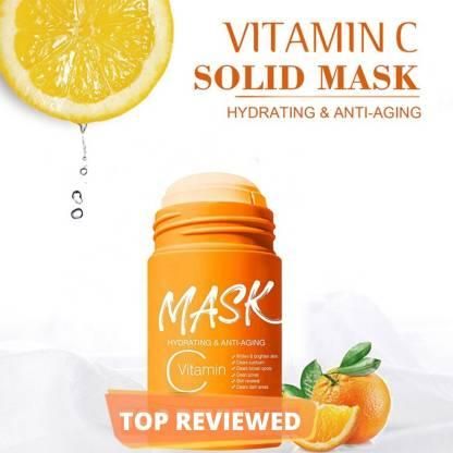 Purifying Orange Vitamin C Clay Face Mask Stick Roposo Clout