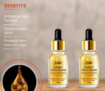 24K Gold Serum: Buy 1 Get 1 Free – Unlock Your Skin's Radiance!