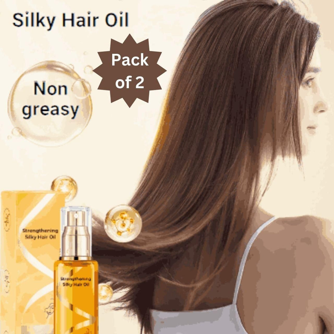 Straitening Silky Hair Oil 250 ML (Pack of 2) Roposo Clout