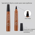 Waterproof 4 Points Microblading Eyebrow Pen with a Micro-Fork Tip Applicator Roposo Clout