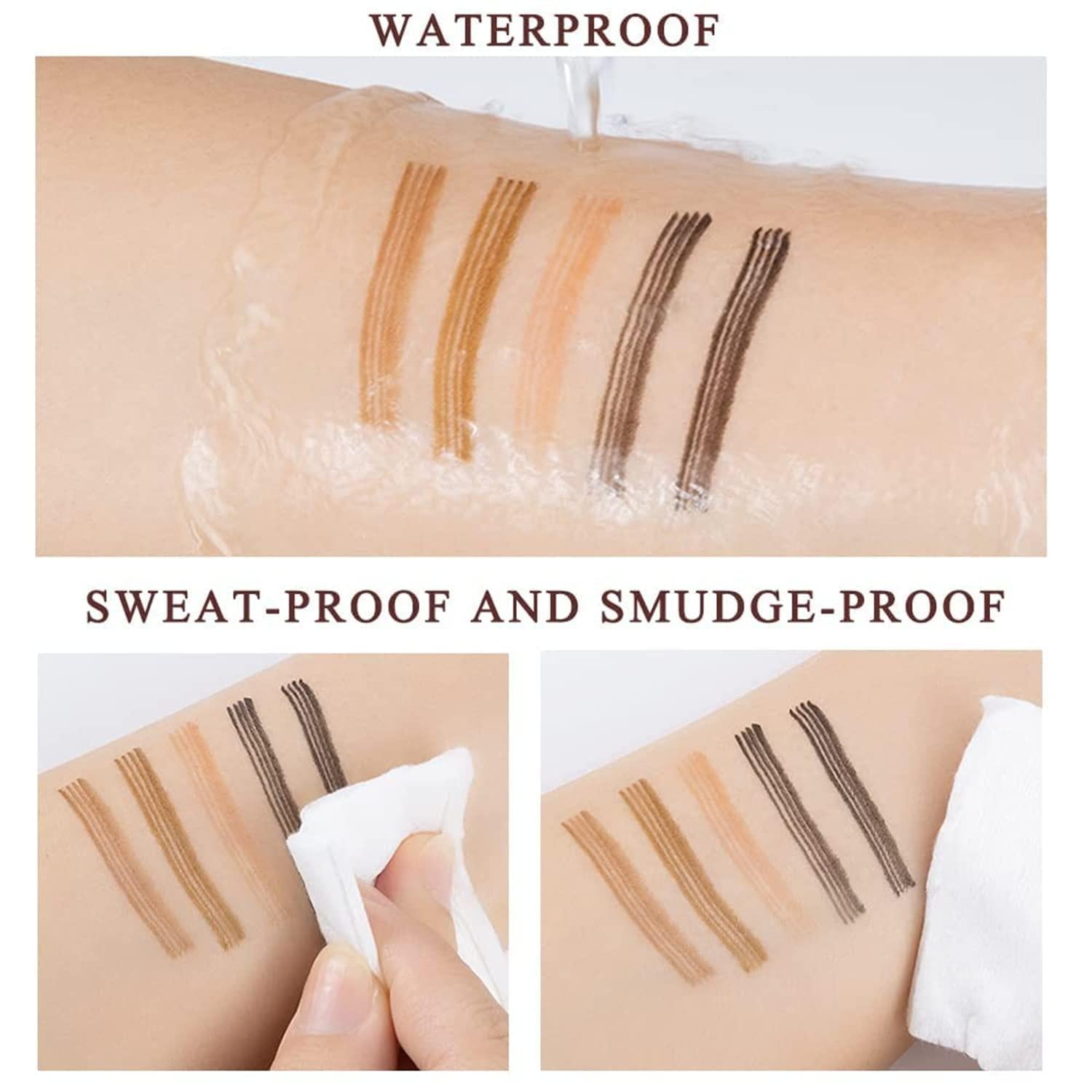 Waterproof 4 Points Microblading Eyebrow Pen with a Micro-Fork Tip Applicator Roposo Clout