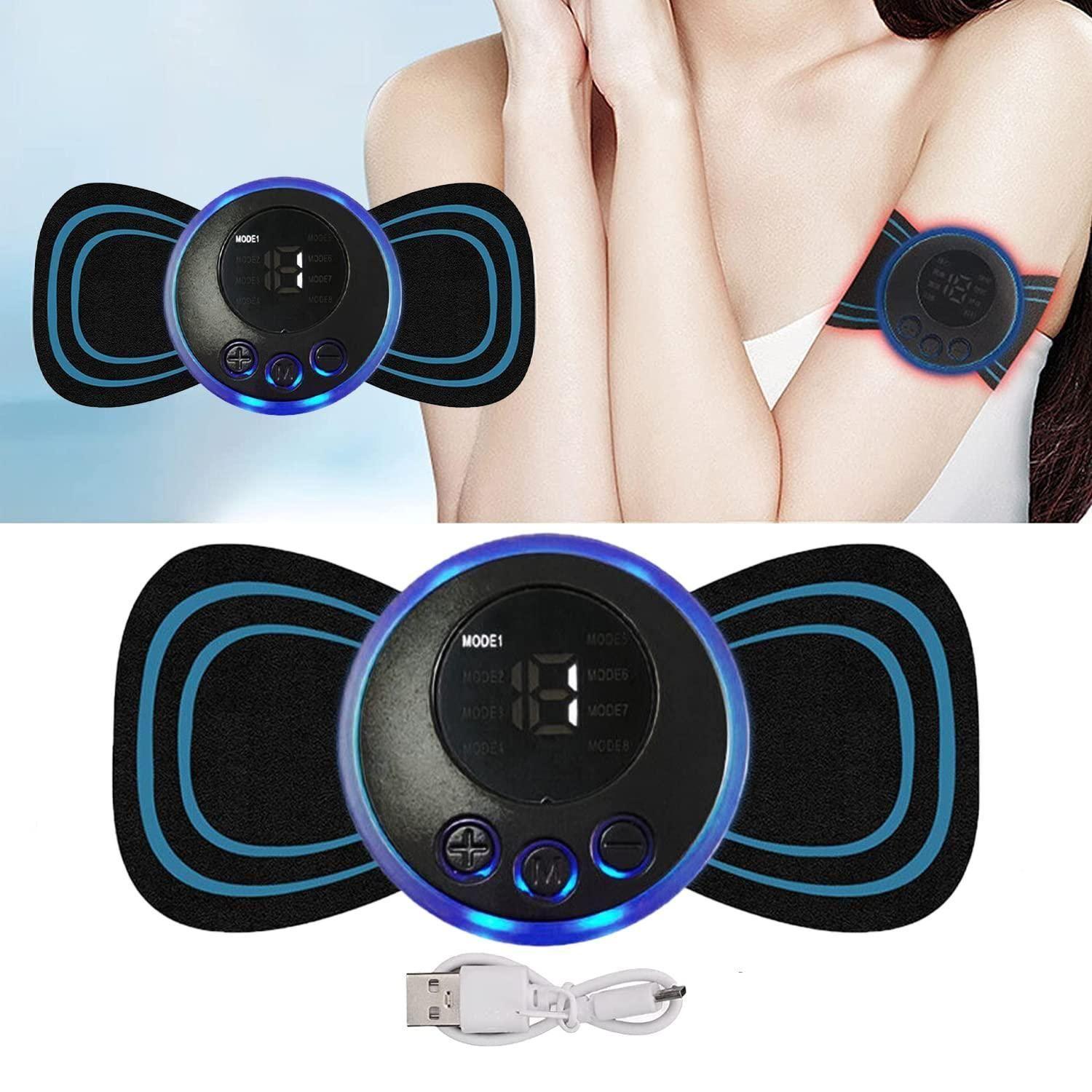 Mini Massager with 8 Modes and 19 Strength Levels,Rechargeable Electric Massager for Shoulder,Arms,Legs,Back Pain for Men and Women - Hit Pick