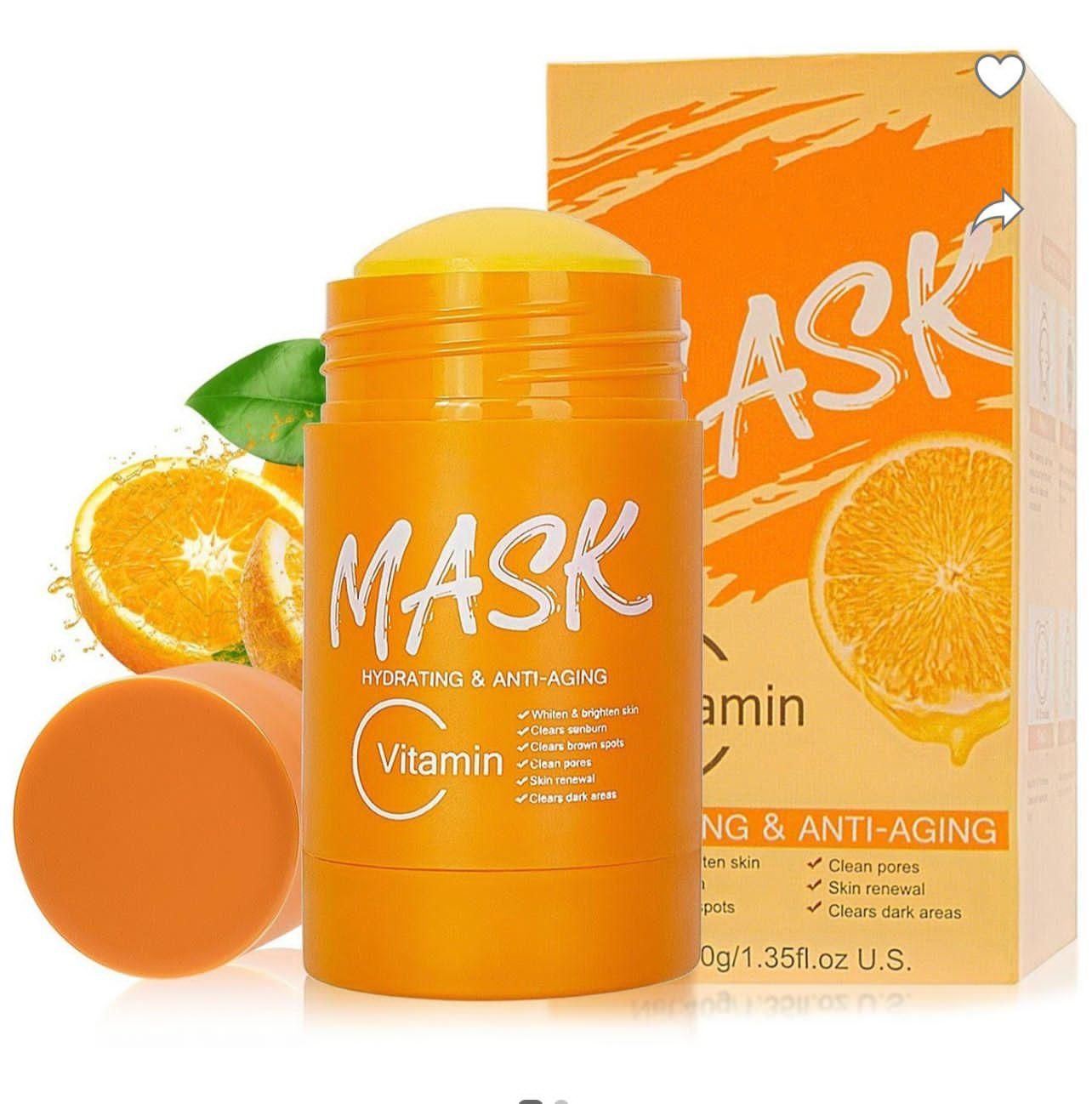 Purifying Orange Vitamin C Clay Face Mask Stick Roposo Clout