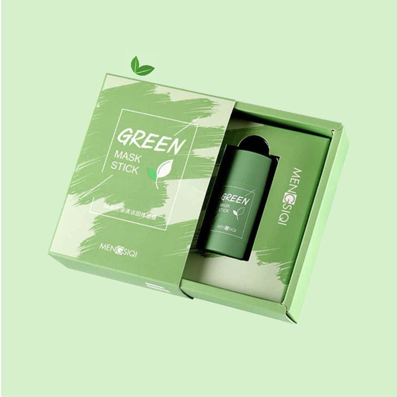 Green Tea Cleansing Mask Stick for Face | For Blackheads, Whiteheads & Oil Control | Green Mask Stick for Men and Women - Hit Pick